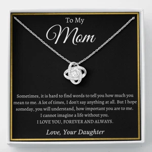 PERSONALIZED Necklace for Mom, Mama - Happy Mother's Day Gift - From Daughter - Picture 1 of 15