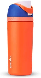 Owala Kids FreeSip Insulated Stainless Steel Water Bottle 16 oz Blue Citrus - Picture 1 of 5