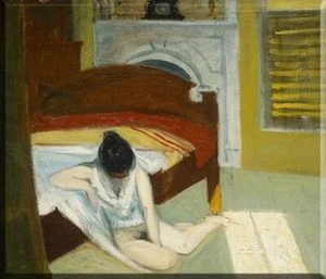 EDWARD HOPPER Summer interior interior interior de verano impresión de lona imagen - Imagen 1 de 5
