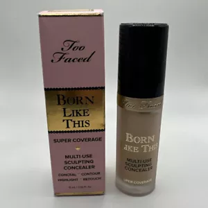 Too Faced Born Like This Super Coverage Highlight/Sculpt Concealer 10 Pearl - Picture 1 of 3