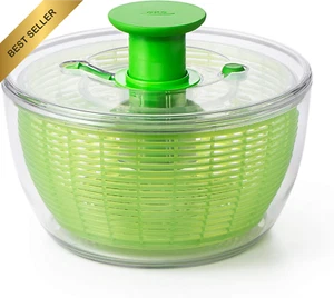 Good Grips Salad Spinner,Green, Large - Picture 1 of 12