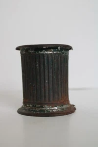 Antique 19th Century Primitive Tin Ink Sander Shaker w/ Orig. Green Paint - Picture 1 of 14