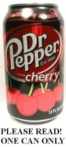 Dr. Pepper Cherry USA Pre-2010 NEW FULL 12oz 355ml Can American Limited Edition  - Picture 1 of 2