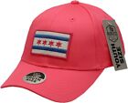 Chicago Flag Youth Hat Adjustable Strap Pink