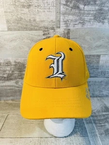 Iowa Hawkeyes Fitted Gold Hat Cap Zephyr Size 7 Old English Letter Excellent Con - Picture 1 of 8