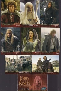 JUEGO COMPLETO DE 90 CARTAS BASE LORD OF THE RINGS TWO TOWERS PELÍCULA TOPPS 2002 CON ENVOLTURA - Imagen 1 de 1