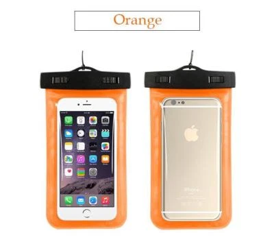 6" WATERPROOF POUCH CASE CREDIT CARD PASSPORT FOR Samsung Galaxy S7 S8+ Note LG - Image 1 of 4