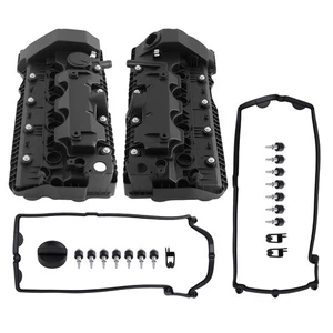 Left + Right Valve Cover Set for BMW 545i 550i 645Ci 650i 745i 745Li 750i 4.8L - Picture 1 of 11