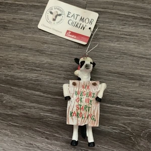 Seltenes 2011 Küken-fil-A Kuh Ornament von Kurt Adler Neu mit Etikett - Bild 1 von 7