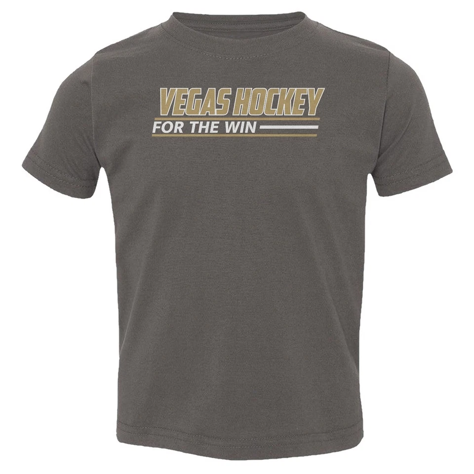 Gráfico inspirado en For The Win Vegas - Camiseta homenaje al hockey para niños pequeños Foto 1 de 1