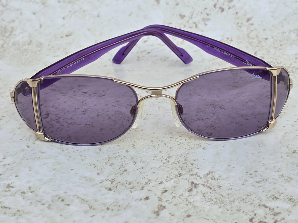 K11 CAZAL Side Logo Metal Plastic Purple Frame Sunglasses MOD.998 Purple/Gold - Image 1 of 4