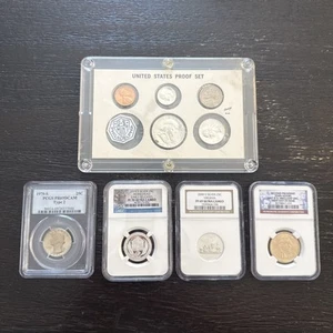 U.S. Coin Collection Lot 1963 Proof Set 2015 S Silver Quarter NGC PF 70 PCGS - Picture 1 of 22