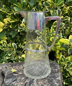 Art deco WMF crystal claret Jug - Foto 1 di 9