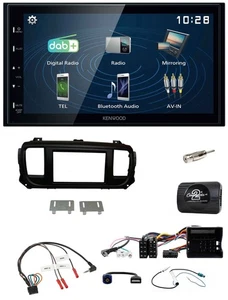 Kenwood 2DIN Bluetooth Lenkrad USB DAB Autoradio für Citroen Jumpy Erstausst. DI - Bild 1 von 9