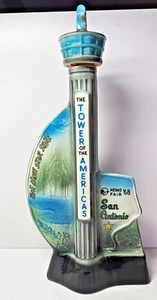 Jim Beam Tower of The Americas Hemis Fair Decanter San Antonio Texas Empty 1968 - Picture 1 of 5