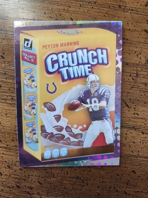 2022 Panini Donruss Football Peyton Manning Crunch Time CT-8 - Image 1 of 2