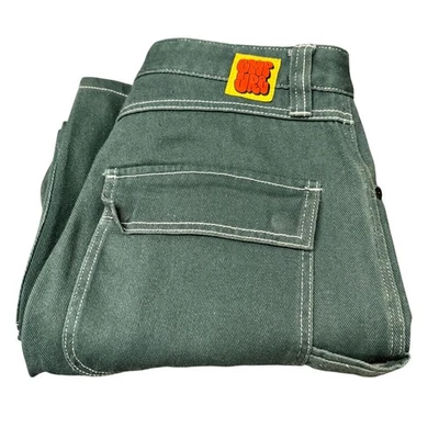 Empyre Skate Jeans Mens 30 (32x28.5 ACTUAL) Green Carpenter Double Knee Denim - Image 1 of 4