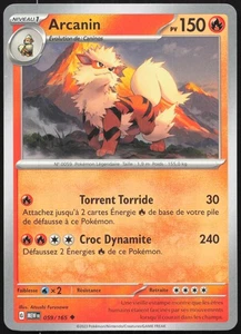 Carte Pokémon Arcanin 059/165 151 Français - Picture 1 of 2