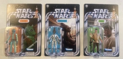 Haslab Cantina Colección Vintage 3 Figuras Nabrun Leids Greedo Wuher Star Wars Foto 1 de 4