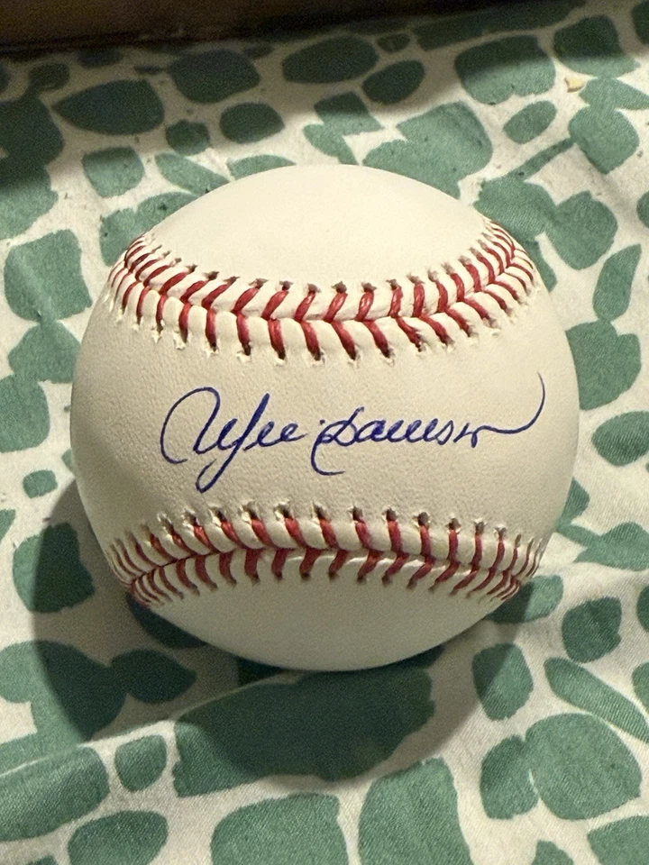 Andre Dawson Signed Official MLB Baseball HOF Cubs Expos Schwartz COA Auto - Image 1 of 4