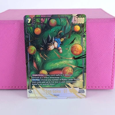 LP Son Goku GT FB07-122 SCR Alt Art Wish For Shenron Dragon Ball Fusion World - Image 1 of 4