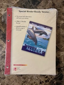 Beginning Algebra 4th Edition Miller O’Neil Hyde Binder Ready - Picture 1 of 1