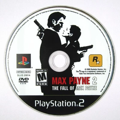 Max Payne 2: The Fall of Max Payne Playstation 2 somente disco testado  - Imagem 1 de 2