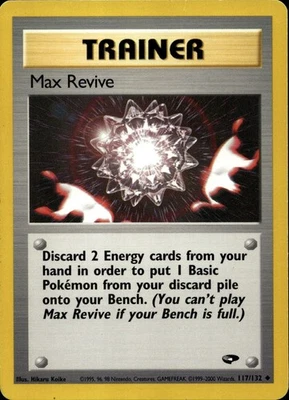 Max Revive 117/132 Uncommon Gym Challenge WOTC Pokemon - Image 1 of 2
