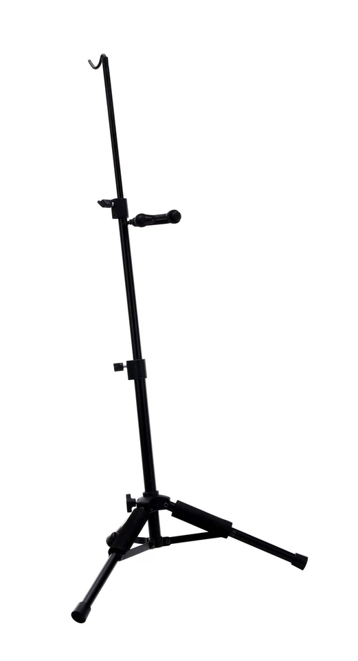 Supporto per Violino in Stabile Acciaio Tripode Regolabile con Gancio per Arco - Immagine 1 di 4