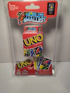New Sealed World's Smallest Mattel Uno RETRO Card Game Collectible - Picture 1 of 3
