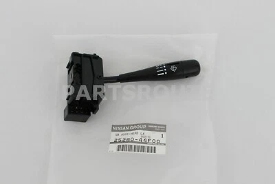 Interruptor limpador de para-brisa dianteiro genuíno Nissan 240SX Maxima Pathfinder 25260-44F00 - Imagem 1 de 3