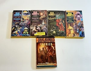 Isaac Asimovs Magical Worlds of Fantasy Vintage Paperback Lot Of 5 - Picture 1 of 12