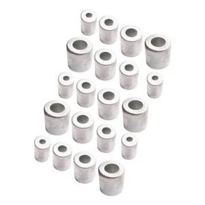 20pcs A/C Fittings Beadlock Crimp Ferrules For Reduced Barrier Hose 3,4,5 & 7 B1 - Picture 1 of 5