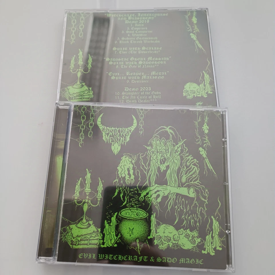 SADISTIC GOATMESSIAH - Evil Witchcraft & Sado Magic - CD - BLACK METAL THRASH - Bild 1 von 1
