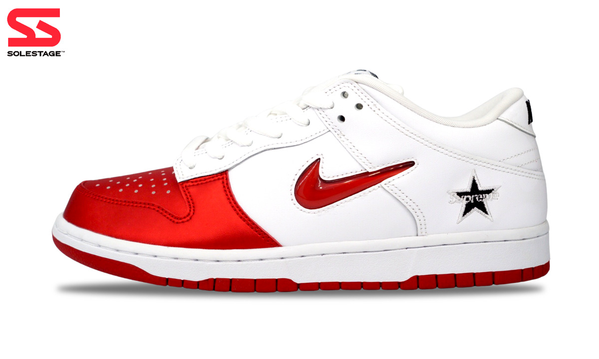 Nike Supreme x Dunk SB Low Varsity Red for Sale Nike Supreme x Dunk SB Low Varsity Red for Sale