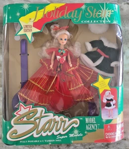 VTG Xmas Starr Model Agency Fashion Doll Holiday Limited Edition Bonus Outfit - Picture 1 of 6