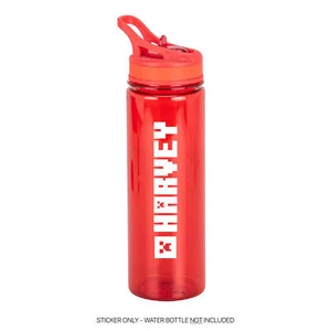 2 x Mine Craft Inspired Vinyl Creeper Water Bottle Name Laptop Stickers Gaming - Picture 1 of 17