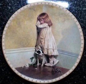 Royal Doulton Plate - A Victorian Childhood Series - In Disgrace + COA + inserts - Picture 1 of 4