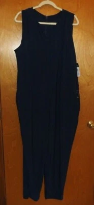 LAUREN RALPH LAUREN WOMEN'S NAVY JUMPSUIT, ROMPER, SIZE 3X. NEW WITH TAGS $165 - Image 1 of 4