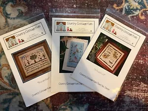 LOT OF 3 Country Cottage Kids Cross Stitch Patterns Pirates Mermaids Bugs - Picture 1 of 4
