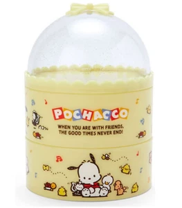 JAPÓN Sanrio Pochacco Amarillo Cúpula Joyería Organizador Pendiente Soporte Almacenamiento - Imagen 1 de 3