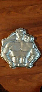 VINTAGE WILTON CAKE PAN Superman DC Comics 1977 KOREA 502-1212 free shipping  - Picture 1 of 1