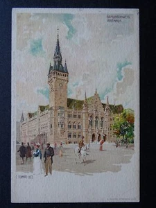 Germany BRAUNSCHWEIG RATHAUS c1905 Lithograph UB Postcard by E. Nister - Picture 1 of 2