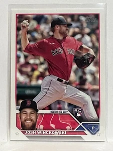 #76 Josh Winckowski Rookie Boston Red Sox 2023 Topps Series One Baseball Card - Picture 1 of 2