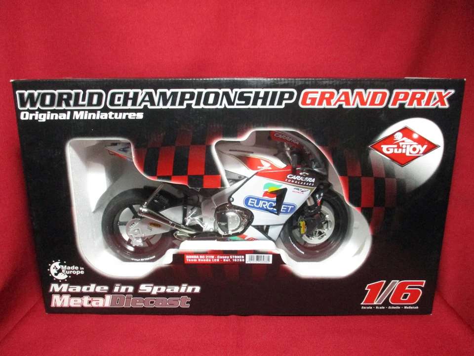 BIG 1/6 Casey Stoner Honda RC211V Team LCR Moto GP Racing Bike Guiloy RARE - Image 1 of 4