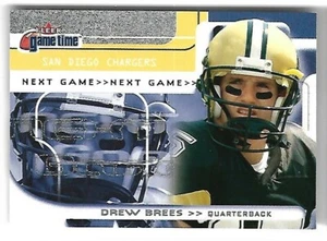 DREW BREES 2001 FLEER GAME TIME ROOKIE RC CARD NEXT GAME CARD #541/2001! - Picture 1 of 1