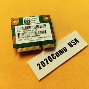 **TESTATO** HP Pavilion DV4T Serie 4000 Scheda WiFi Wireless 639967-001 640926-001 - Foto 1 di 1