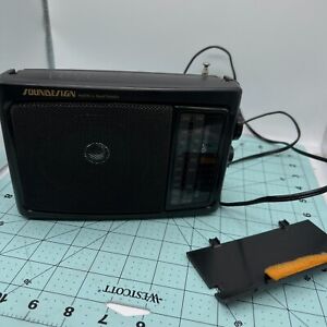 SounDesign Model 2236blk FM AM 2 Band Portable Radio Tested