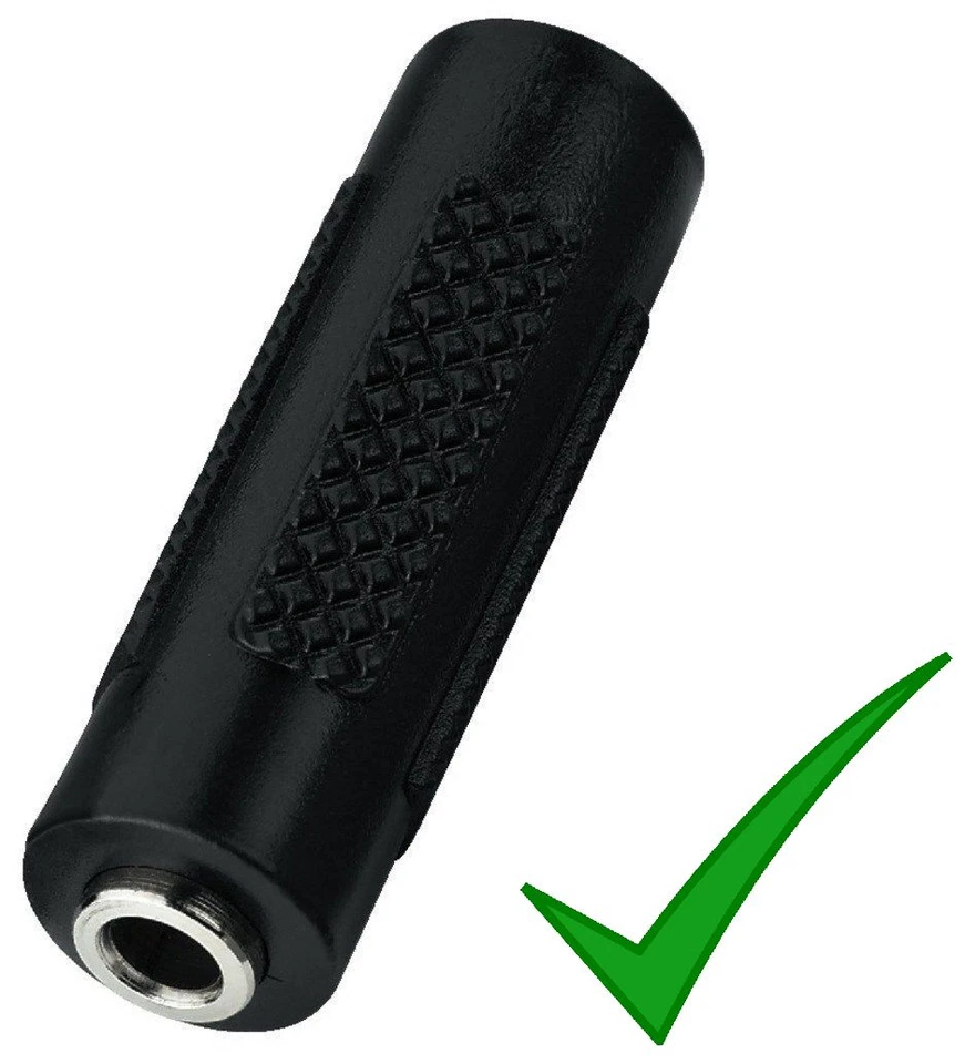 Adattatore Jack Presa-Presa Femmina-Femmina 3.5mm STEREO