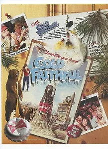 Vintage 1986 Budweiser Cold Faithful Magazine Ad Bud Beer Print Advertising - Picture 1 of 4